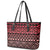 Maori Niho Taniwha Te Wheiao Leather Tote Bag Terracotta - Polynesian Pride