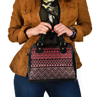 Maori Niho Taniwha Te Wheiao Shoulder Handbag Terracotta - Polynesian Pride
