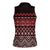 Maori Niho Taniwha Te Wheiao Women Sleeveless Polo Shirt Terracotta - Polynesian Pride