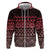 Maori Niho Taniwha Te Wheiao Zip Hoodie Terracotta - Polynesian Pride
