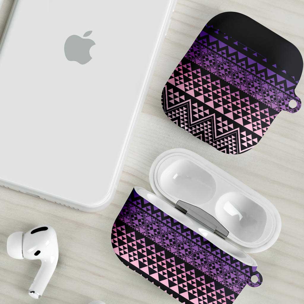 Maori Niho Taniwha Te Wheiao AirPods Case Waiporoporo - Polynesian Pride