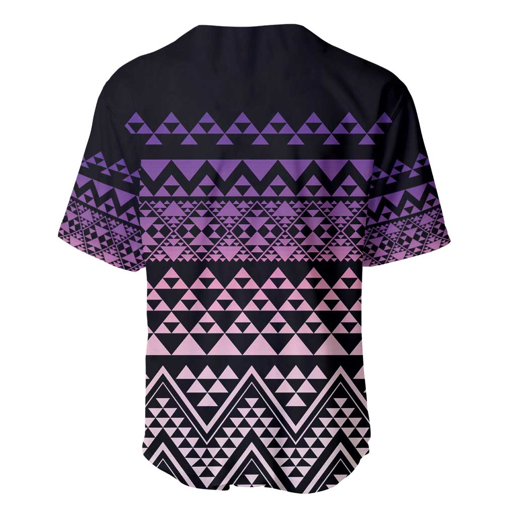Maori Niho Taniwha Te Wheiao Baseball Jersey Waiporoporo - Polynesian Pride
