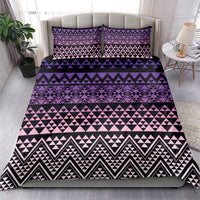 Maori Niho Taniwha Te Wheiao Bedding Set Waiporoporo - Polynesian Pride