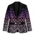 Maori Niho Taniwha Te Wheiao Blazer Waiporoporo - Polynesian Pride