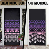 Maori Niho Taniwha Te Wheiao Door Cover Waiporoporo - Polynesian Pride