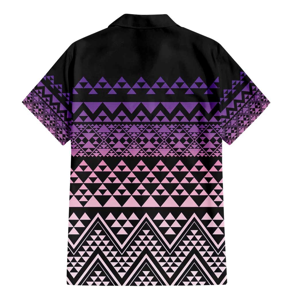 Maori Niho Taniwha Te Wheiao Family Matching Mermaid Dress and Hawaiian Shirt Waiporoporo LT7 - Polynesian Pride