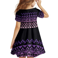 Maori Niho Taniwha Te Wheiao Family Matching Summer Maxi Dress and Hawaiian Shirt Waiporoporo LT7 - Polynesian Pride