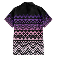 Maori Niho Taniwha Te Wheiao Family Matching Tank Maxi Dress and Hawaiian Shirt Waiporoporo LT7 - Polynesian Pride