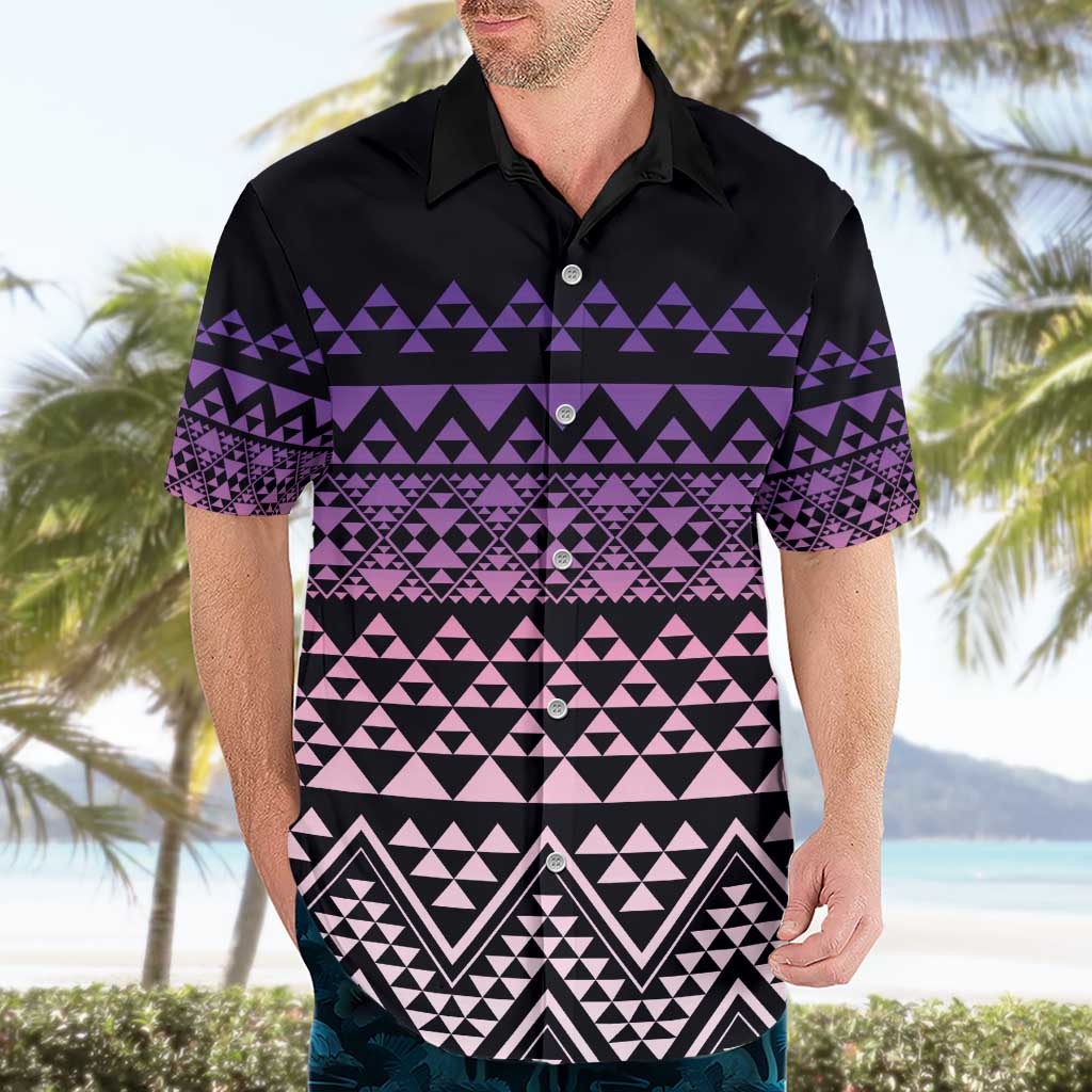 Maori Niho Taniwha Te Wheiao Hawaiian Shirt Waiporoporo - Polynesian Pride