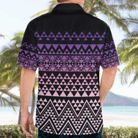 Maori Niho Taniwha Te Wheiao Hawaiian Shirt Waiporoporo - Polynesian Pride