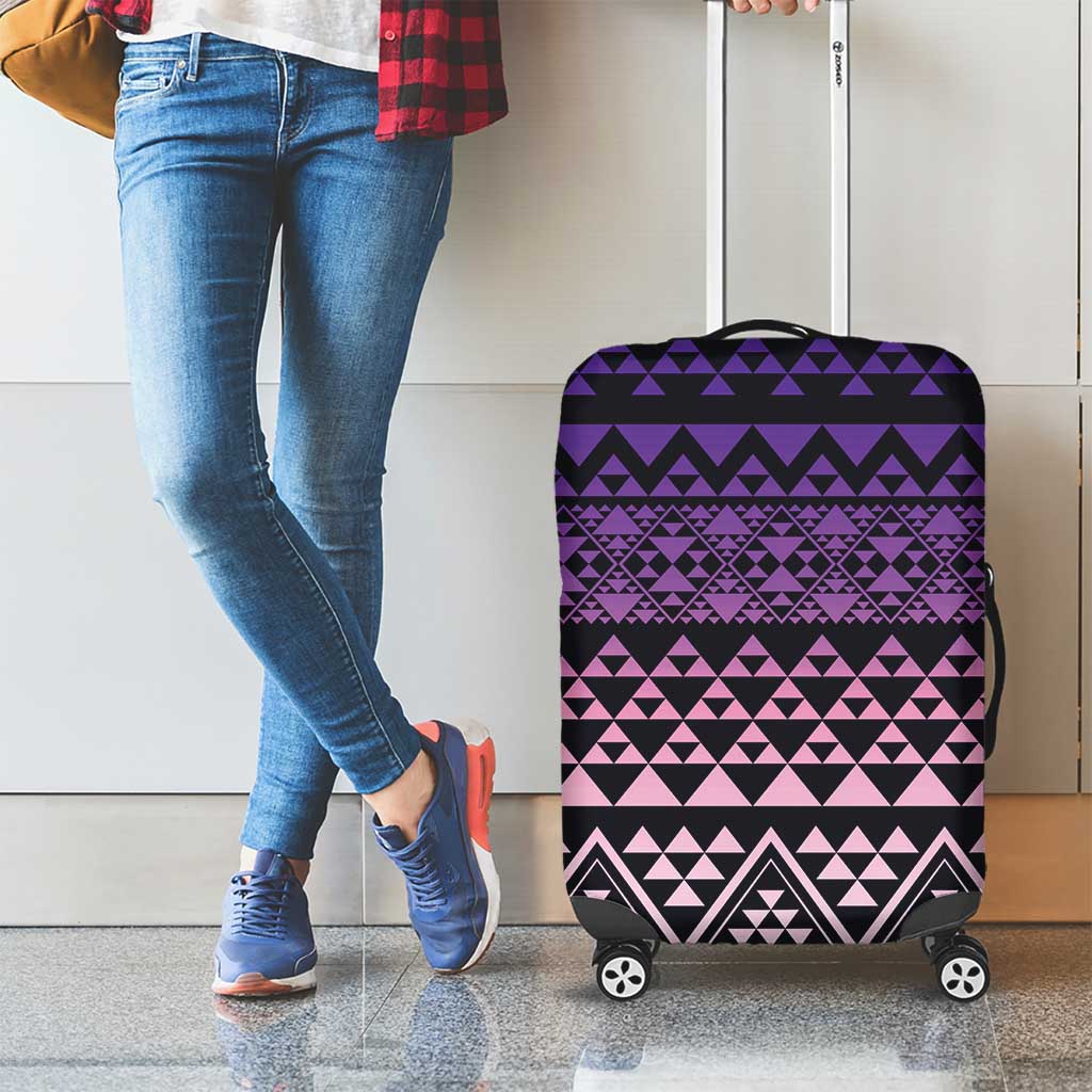 Maori Niho Taniwha Te Wheiao Luggage Cover Waiporoporo LT7 - Polynesian Pride