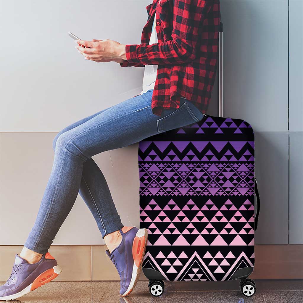 Maori Niho Taniwha Te Wheiao Luggage Cover Waiporoporo LT7 - Polynesian Pride