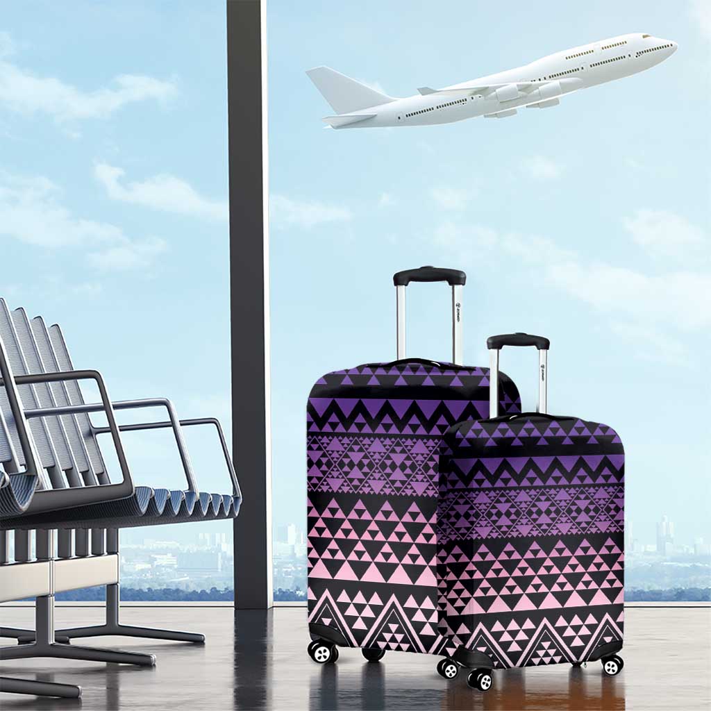 Maori Niho Taniwha Te Wheiao Luggage Cover Waiporoporo LT7 - Polynesian Pride