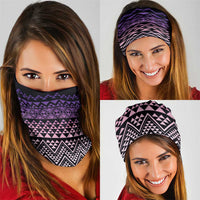 Maori Niho Taniwha Te Wheiao Neck Gaiter Waiporoporo - Polynesian Pride