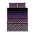 Maori Niho Taniwha Te Wheiao Quilt Bed Set Waiporoporo - Polynesian Pride