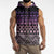 Maori Niho Taniwha Te Wheiao Sleeveless Zip Hoodie Waiporoporo - Polynesian Pride