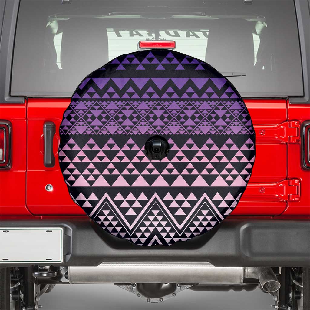 Maori Niho Taniwha Te Wheiao Spare Tire Cover Waiporoporo - Polynesian Pride