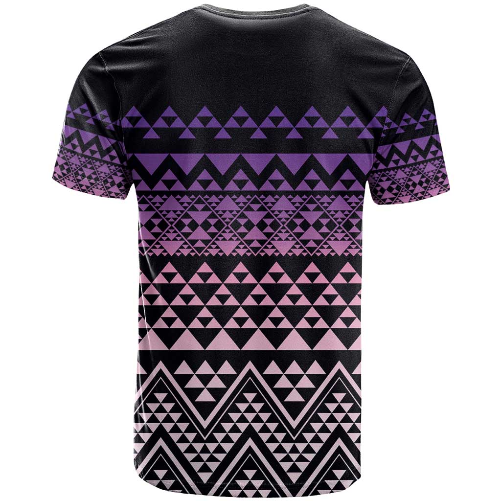 Maori Niho Taniwha Te Wheiao T Shirt Waiporoporo - Polynesian Pride