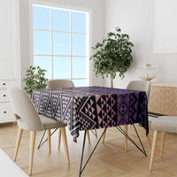 Maori Niho Taniwha Te Wheiao Tablecloth Waiporoporo - Polynesian Pride