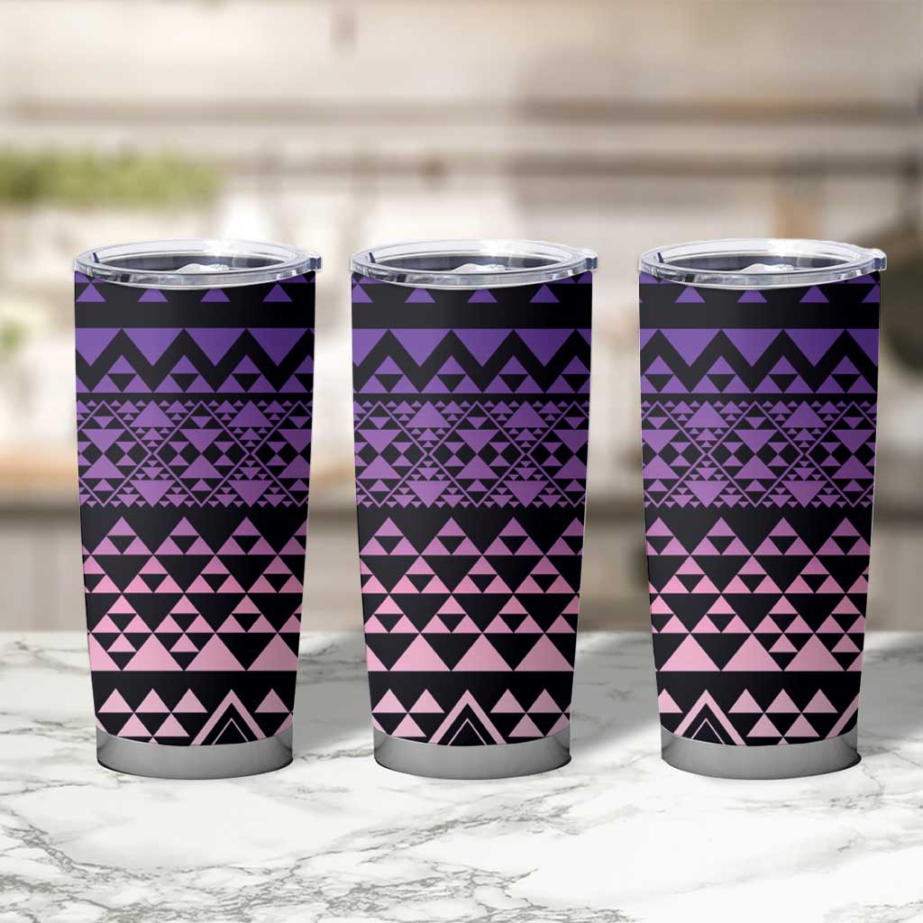 Maori Niho Taniwha Te Wheiao Tumbler Cup Waiporoporo - Polynesian Pride