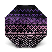 Maori Niho Taniwha Te Wheiao Umbrella Waiporoporo - Polynesian Pride