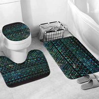 Maori Niho Taniwha Te Wheiao Bathroom Set Paua Shell - Polynesian Pride