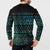 Maori Niho Taniwha Te Wheiao Button Sweatshirt Paua Shell - Polynesian Pride