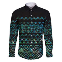 Maori Niho Taniwha Te Wheiao Family Matching Puletasi and Hawaiian Shirt Paua Shell - Polynesian Pride