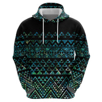 Maori Niho Taniwha Te Wheiao Hoodie Paua Shell - Polynesian Pride
