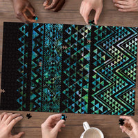 Maori Niho Taniwha Te Wheiao Puzzle Paua Shell - Polynesian Pride