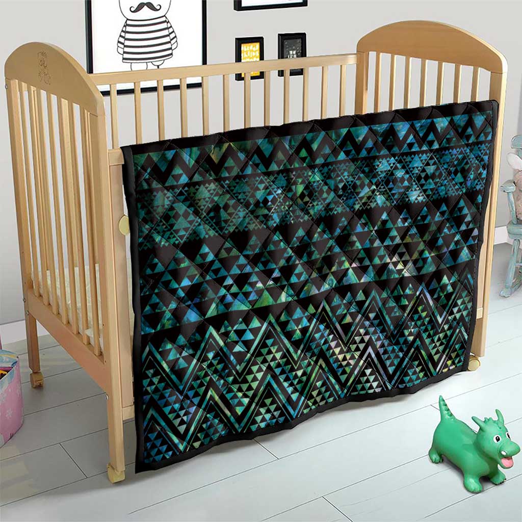 Maori Niho Taniwha Te Wheiao Quilt Paua Shell - Polynesian Pride