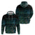 Maori Niho Taniwha Te Wheiao Zip Hoodie Paua Shell - Polynesian Pride