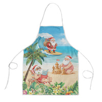 Tropical Christmas Funny Santa Apron Beach Vacation LT7 Multicolor - Polynesian Pride