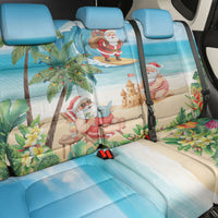 Tropical Christmas Funny Santa Back Car Seat Cover Beach Vacation LT7 - Polynesian Pride