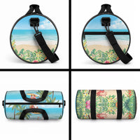 Tropical Christmas Funny Santa Duffle Bag Beach Vacation LT7 - Polynesian Pride