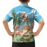 Tropical Christmas Funny Santa Hawaiian Shirt Beach Vacation LT7 - Polynesian Pride