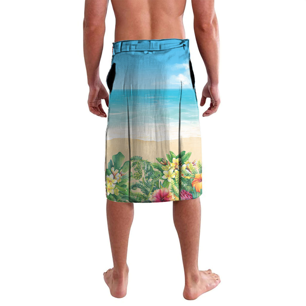 Tropical Christmas Funny Santa Lavalava Beach Vacation LT7 - Polynesian Pride