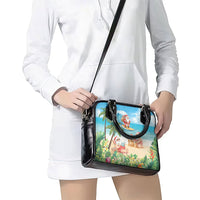 Tropical Christmas Funny Santa Shoulder Handbag Beach Vacation LT7 - Polynesian Pride