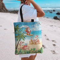 Tropical Christmas Funny Santa Tote Bag Beach Vacation LT7 - Polynesian Pride