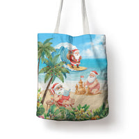Tropical Christmas Funny Santa Tote Bag Beach Vacation LT7 - Polynesian Pride