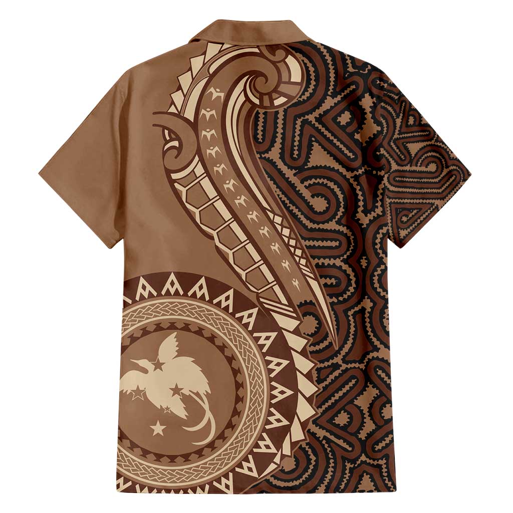 Papua New Guinea Oro Tapa Motif Family Matching Off Shoulder Maxi Dress and Hawaiian Shirt Classic LT7 - Polynesian Pride