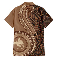 Papua New Guinea Oro Tapa Motif Family Matching Summer Maxi Dress and Hawaiian Shirt Classic LT7 - Polynesian Pride