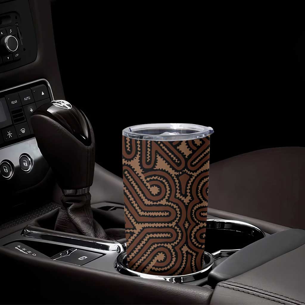 Papua New Guinea Oro Tapa Motif Tumbler Cup Classic