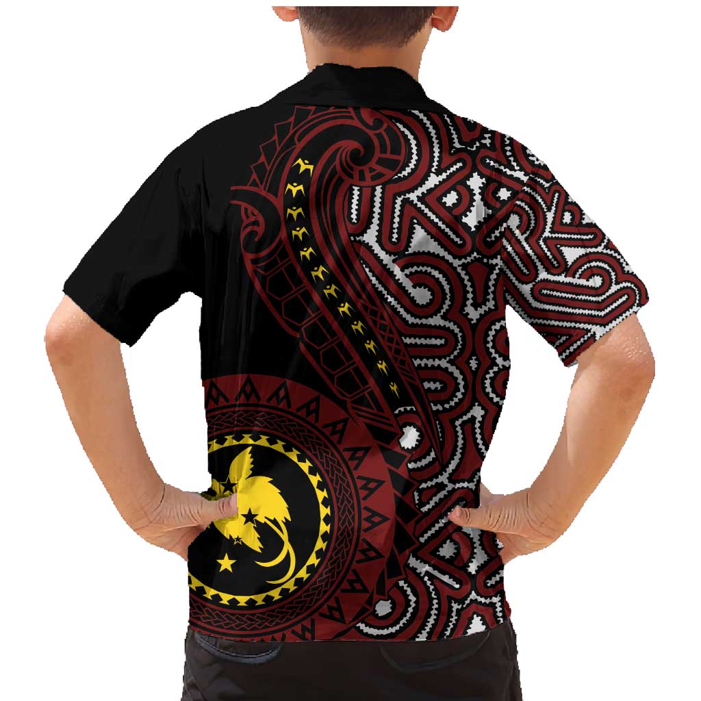 Papua New Guinea Oro Tapa Motif Family Matching Mermaid Dress and Hawaiian Shirt Special LT7 - Polynesian Pride