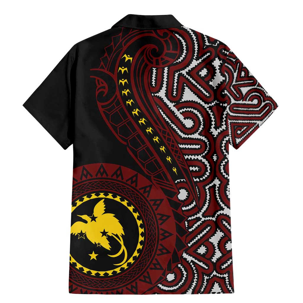 Papua New Guinea Oro Tapa Motif Family Matching Mermaid Dress and Hawaiian Shirt Special LT7 - Polynesian Pride