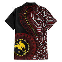 Papua New Guinea Oro Tapa Motif Family Matching Off Shoulder Short Dress and Hawaiian Shirt Special LT7 - Polynesian Pride