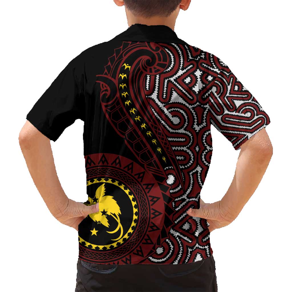 Papua New Guinea Oro Tapa Motif Family Matching Tank Maxi Dress and Hawaiian Shirt Special LT7 - Polynesian Pride