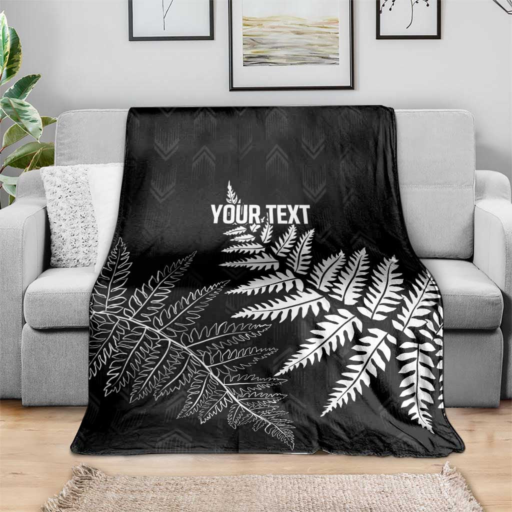 New Zealand Lawn Bowls Personalized Blanket Wrap-Around Silver Fern - Polynesian Pride