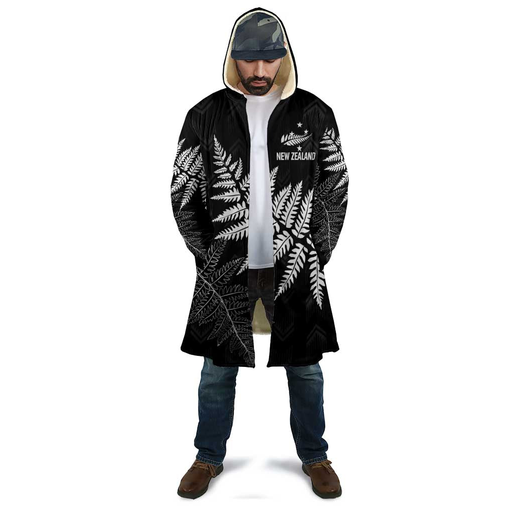 New Zealand Lawn Bowls Personalized Cloak Wrap-Around Silver Fern - Polynesian Pride