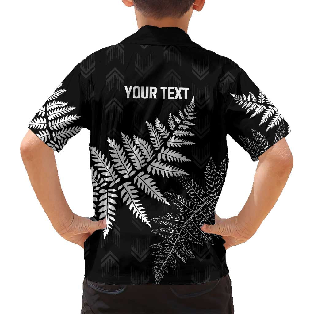 New Zealand Lawn Bowls Personalized Family Matching Tank Maxi Dress and Hawaiian Shirt Wrap-Around Silver Fern - Polynesian Pride